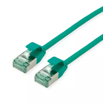 ROLINE RM U/FTP patch kabel Cat.6A/Class EA SLIM zeleni 3m - FTP (21.45.3336)