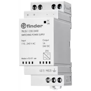 Finder 78.25.1.230.2400 DIN tračnica napajanje 24 V DC 1 A 25 W