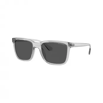 Armani Exchange muške pravokutne sunčane naočale AX4112SU82398, crno/sive, 55-19-145