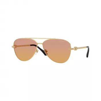 Versace VE2283-1002EL muške sunčane naočale, crni okvir, siva stakla, 61mm