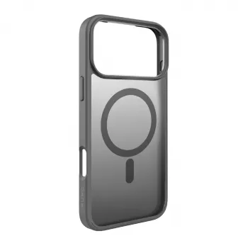 PURO stražnje kućište za Apple iPhone 17 Pro Max, sivo TPU, kompatibilno s MagSafe