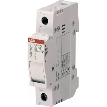 ABB STOTZ-KONTAKT E91/32PV rastavna sklopka s osiguračem, 2-polna, 32 A, 1000 V DC, gPV cilindrična 10x38 mm, DIN tračnica 2CSM204713R1801
