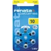 Renata ZA10 cink-zrak PR70 baterija za slušne aparate 105 mAh 1,4 V, 6 kom ZA10.DP6 0HG
