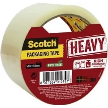 3M Scotch Heavy HV 5050 S.T. ljepljiva traka za pakiranje, 50 mm x 50 m, prozirna