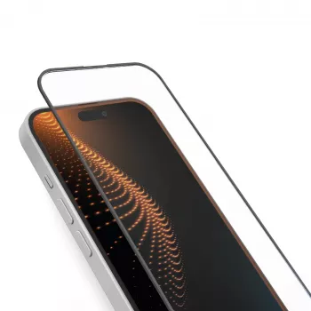 SBS Mobile kaljeno staklo zaštitna folija za zaslon za Apple iPhone 16 / iPhone 15 / iPhone 15 Pro - tvrdoća 9H, otporno na ogrebotine, oleofobno, bez mjehurića, paket od 1 TED3OSCRGLIP1661