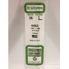 Evergreen polistirenski L-profil 350 x 4 x 4 mm, 3 komada, bijeli