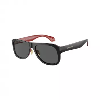 Giorgio Armani muške sunčane naočale, četvrtaste, AR8209 6069B1, mat crne, tamnosive, 54mm