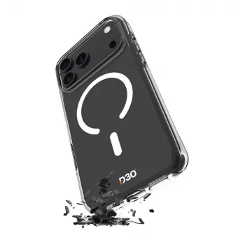 PURO Impact Clear D3O Bio maska za Apple iPhone 17 Pro, kompatibilna s MagSafe, prozirna (PUIPC17P63IMPCLD3OTR)