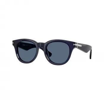 Burberry BE4439-412080 Men's Square Acetate Sunglasses, Havana/Dark Grey, 51mm
