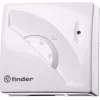 Finder 1T010 Surface-Mounted Room Thermostat, 7 to 30 °C, White