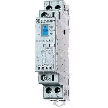 Finder instalacijski kontaktor 24V AC/DC, 1NO+1NC, LED 22.32.0.024.4540
