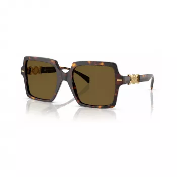 Versace VE4441-108-73 ženske sunčane naočale - Havana okvir, smeđe leće, 55mm