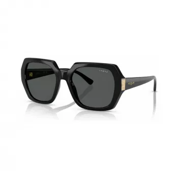 VOGUE ženske VO5612SBW4487 kvadratne sunčane naočale crne/sive 55mm