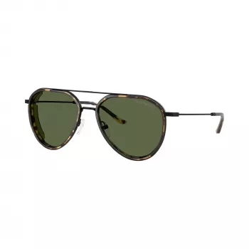 Emporio Armani muške pravokutne sunčane naočale EA2163-300171 crno-sive 56mm