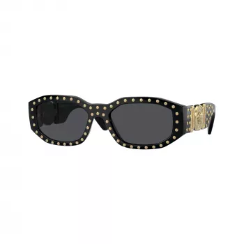 Versace unisex sunčane naočale VE4361, crni okvir, sive leće, 53/18/140 mm VE4361-539787