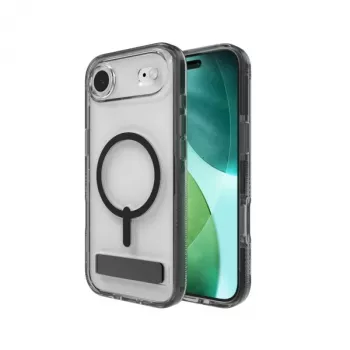 ZAGG Santa Cruz Snap KS futrola s podupiračem za iPhone Air, kompatibilna s MagSafe (Jet Black)