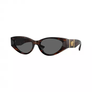 Versace VE4454-542987 ženske sunčane naočale cat eye, havana/tamnosive, 55mm