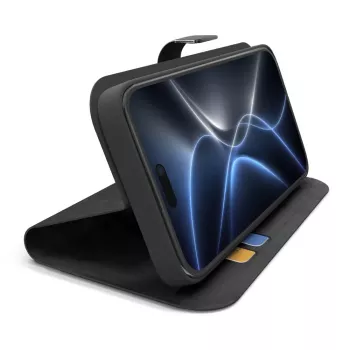 SBS Wallet Smart futrola za iPhone 18 Pro s novčanikom i stalkom - crna