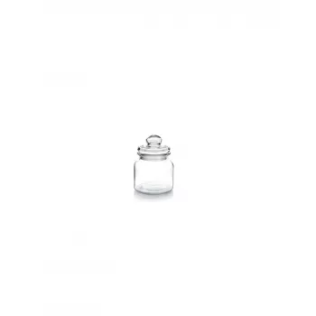 IBILI posuda za čuvanje hrane 650 ml pravokutna polipropilen s plavim kopčama