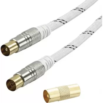 Vivanco SAT antenski priključni kabel 3 m bijeli (VVACABMF300HQW)