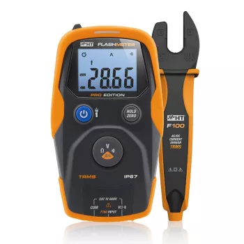 HT Instruments Flashmeter Pro TRMS digitalni multimetar s luksmetrom i mjerenjem trajanja bljeska 1010601