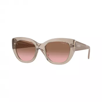 Vogue VO5567S ženske sunčane naočale cat eye, prozirno ružičaste / svijetlosmeđi gradient, 52mm VO5567S299014