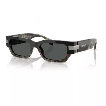 Versace VE4465-545687 ženske sunčane naočale, crni okvir, tamnosive leće, 54mm