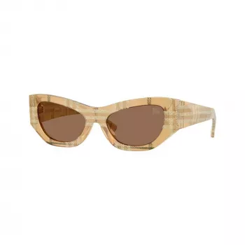 Burberry BE4450U415773 ženske kvadratne sunčane naočale, Havana/smeđi gradient, 54mm