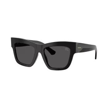 Burberry BE4449-300187 ženske sunčane naočale cat eye, crni okvir, sive gradient leće, 53mm