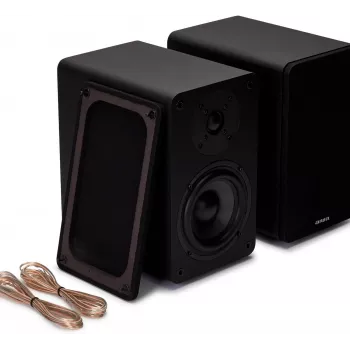 AIWA Hi-Fi 2.0 Active Bookshelf Speakers 2x70W RMS, Black