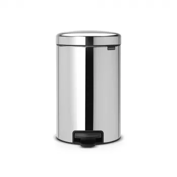 Brabantia NewIcon 12L pedala kanta za smeće, Brilliant Steel