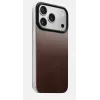 NOMAD Magnetic Leather Back za iPhone 17 Pro kompatibilno s MagSafe Horween koža Rustic Brown