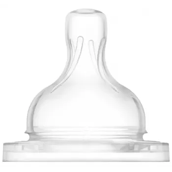 Philips AVENT Anti-colic silikonske dude za bočice, 1M+, spori protok, 2 komada