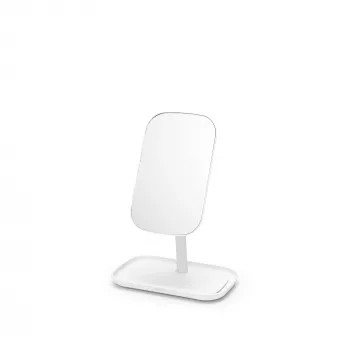 BRABANTIA ReNew zidno ogledalo s policom, bijelo