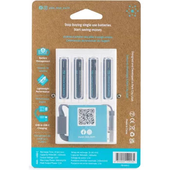Pale Blue PB-AAA-C USB-C punjiva litij-ionska AAA baterija