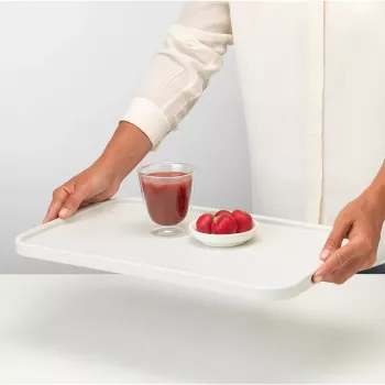 Brabantia ReNew daska za rezanje / poslužavnik, velika, svijetlo siva