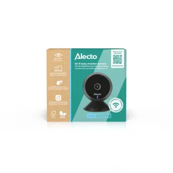 Alecto SMARTBABY5BK digitalna video-babyphone, 2,4 GHz FHSS, 2,4 inch LCD u boji, noćno gledanje, dvosmjerni razgovor, senzor temperature, uspavanke, VOX, crna