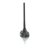 PHILIPS SDV5100/12 Indoor TV Antenna with 18 dB Amplification, UHF/VHF/FM, Black