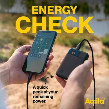 Aqiila Powerbird B5 5000 mAh powerbank 12W mahovinasto zelena AQPBPBIB5MGR024