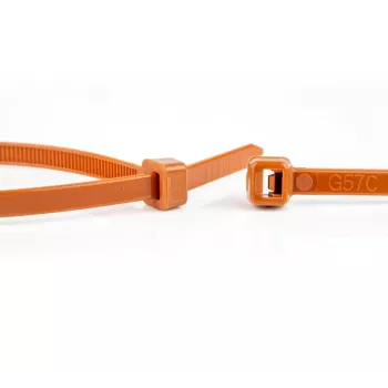 WKK Brown Nylon Cable Ties 200 x 3.6 mm, 100-Pack 110124171