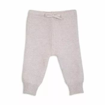 Lodger Jooger pletene merino hlače za bebe, Birch, veličina 62