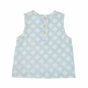 Lodger Tank Topper Tribe muslin dječja majica bez rukava, Ice Flow, 68 cm