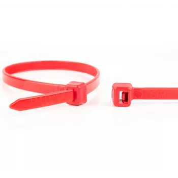 WKK Red Nylon Cable Ties 100 x 2.5 mm, 100-Pack 11032271