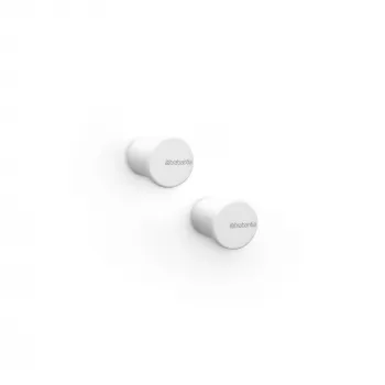 Brabantia MindSet kuke za ručnike, set od 2, Mineral Fresh White