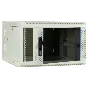 DSIT 6U zidni serverski ormar sa staklenim vratima, bijeli, 600x600x368 mm DS6606W-DOUBLE