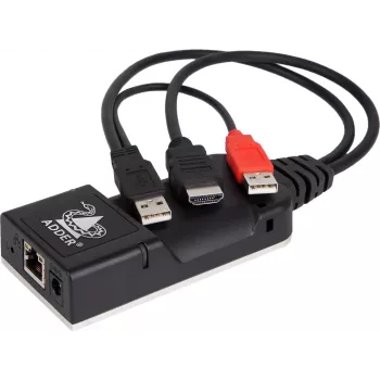 ADDER ALIF101T-HDMI KVM over IP odašiljač - HDMI, USB, audio, Cat5e/Cat6/Cat7, 2560x1600@60 Hz, crno aluminijsko kućište