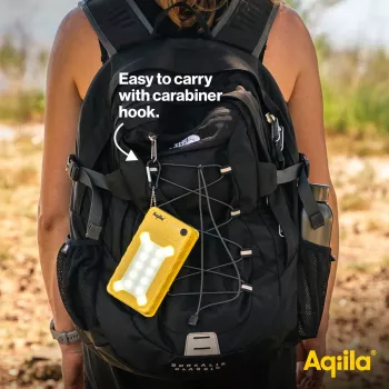 Aqiila Powerbird BS10 solarni powerbank 10000 mAh crni i narančasti