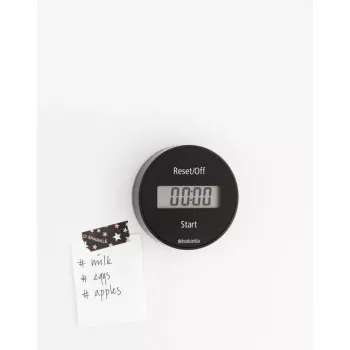 Brabantia kuhinjska budilica s magnetom, tamnosiva