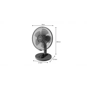 PHILIPS stolni ventilator serije 1000 25 cm crni