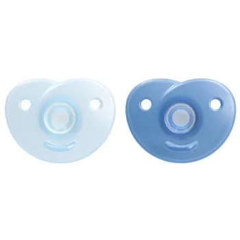 Philips Avent Soothie silikonska duda sa silikonskim štitnikom, 0-6 mjeseci, 2 kom
